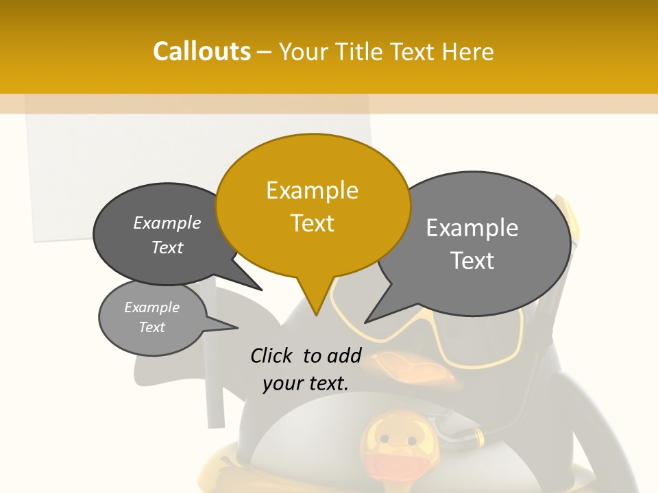 Nord Canard Diving PowerPoint Template