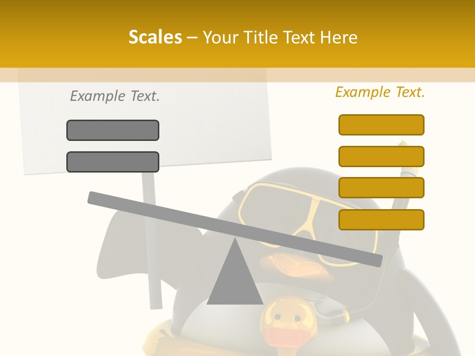 Nord Canard Diving PowerPoint Template