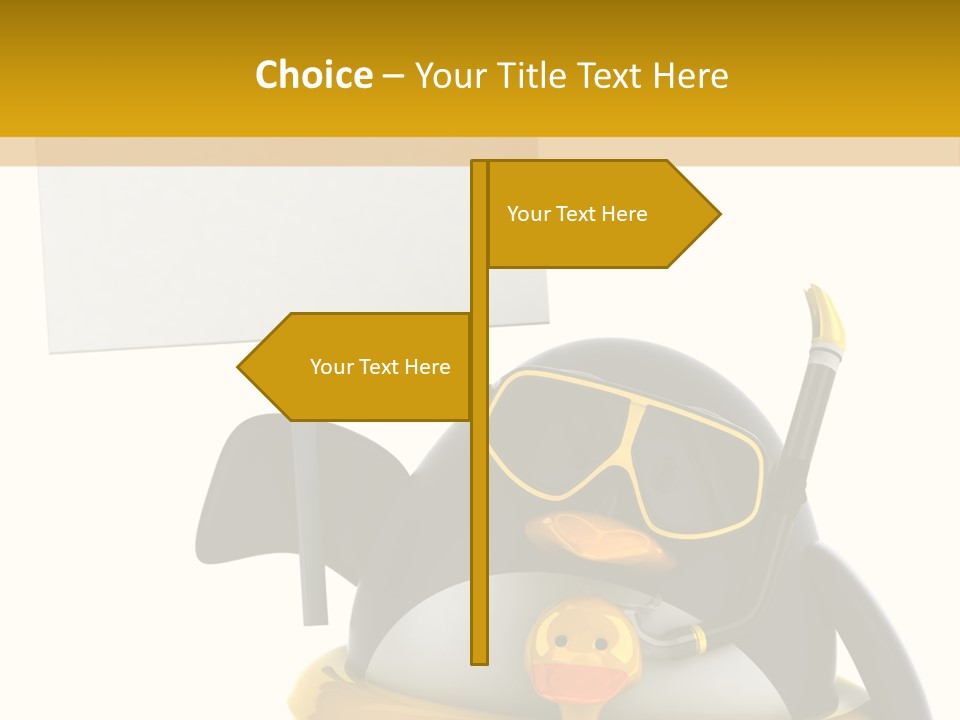 Nord Canard Diving PowerPoint Template