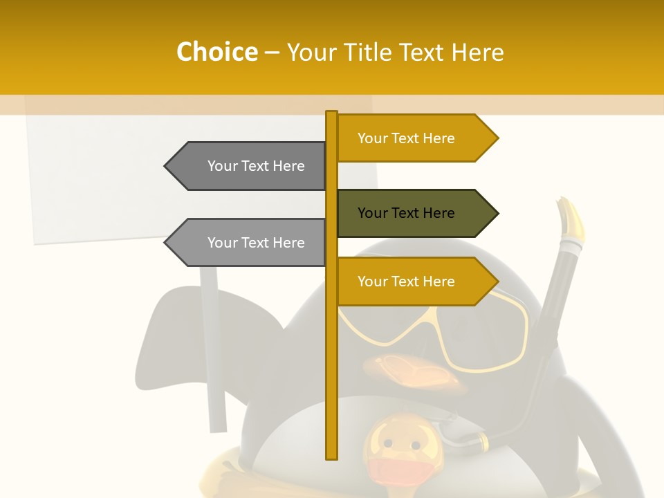 Nord Canard Diving PowerPoint Template