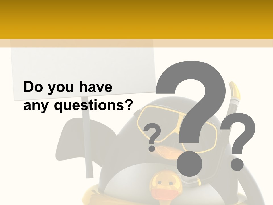 Nord Canard Diving PowerPoint Template