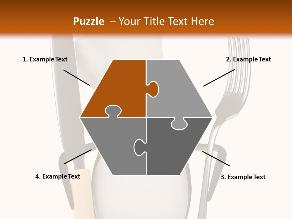 Bbq Cutlery Cookery PowerPoint Template
