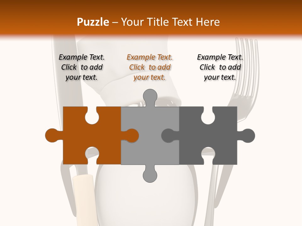 Bbq Cutlery Cookery PowerPoint Template