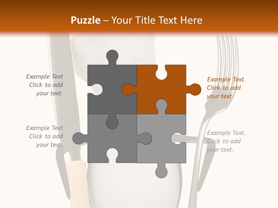 Bbq Cutlery Cookery PowerPoint Template