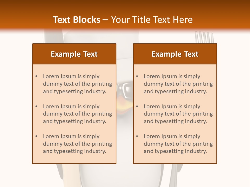 Bbq Cutlery Cookery PowerPoint Template