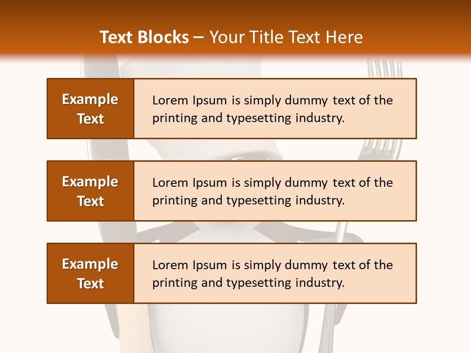 Bbq Cutlery Cookery PowerPoint Template