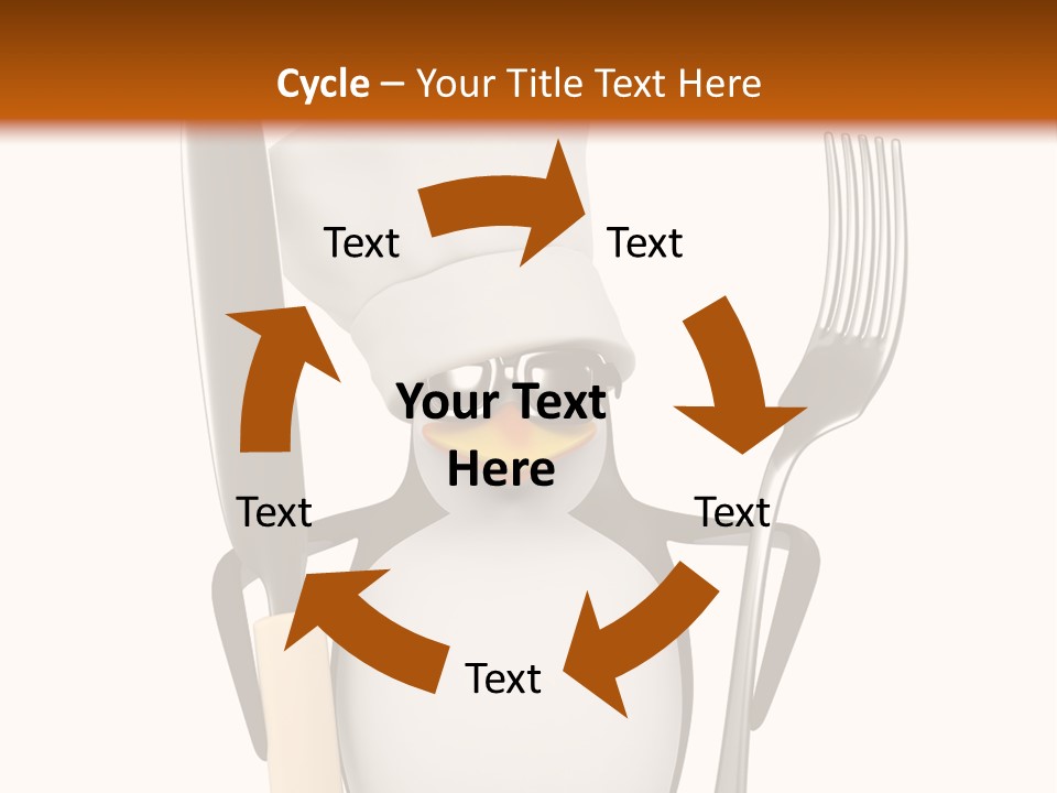 Bbq Cutlery Cookery PowerPoint Template