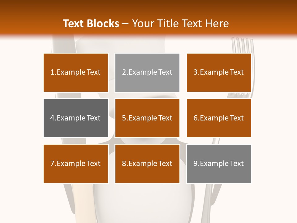 Bbq Cutlery Cookery PowerPoint Template