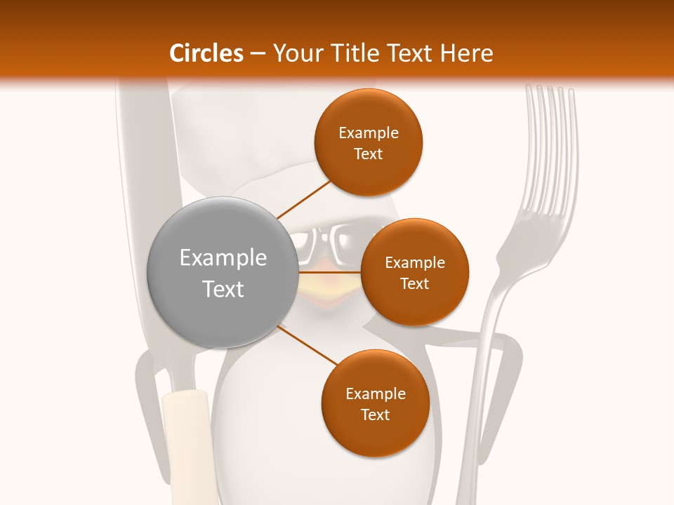 Bbq Cutlery Cookery PowerPoint Template