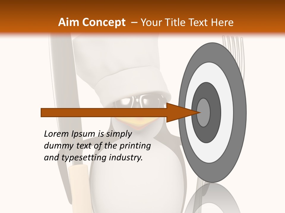 Bbq Cutlery Cookery PowerPoint Template