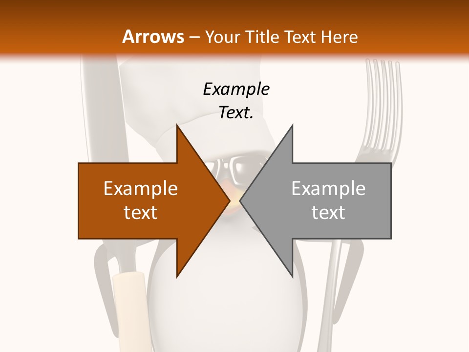Bbq Cutlery Cookery PowerPoint Template
