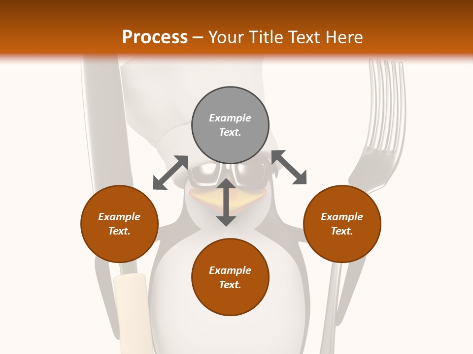 Bbq Cutlery Cookery PowerPoint Template
