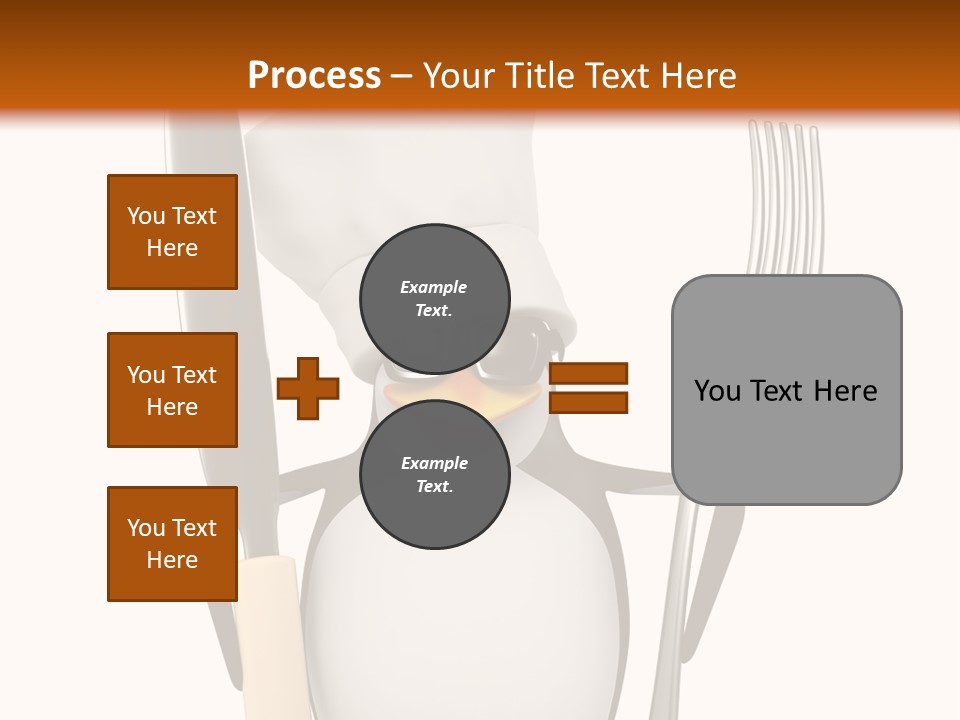 Bbq Cutlery Cookery PowerPoint Template
