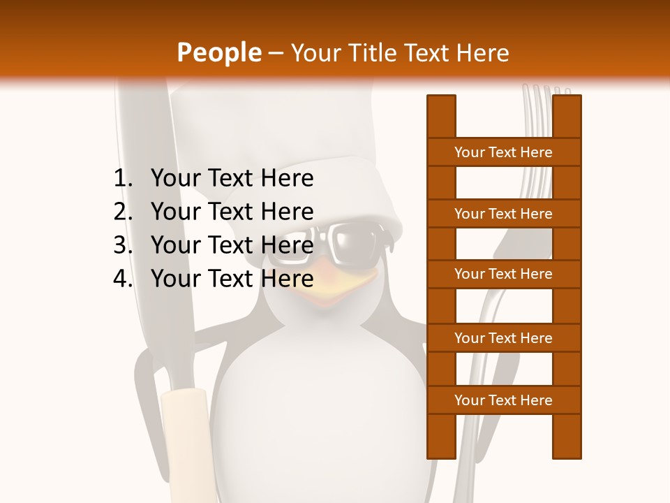 Bbq Cutlery Cookery PowerPoint Template