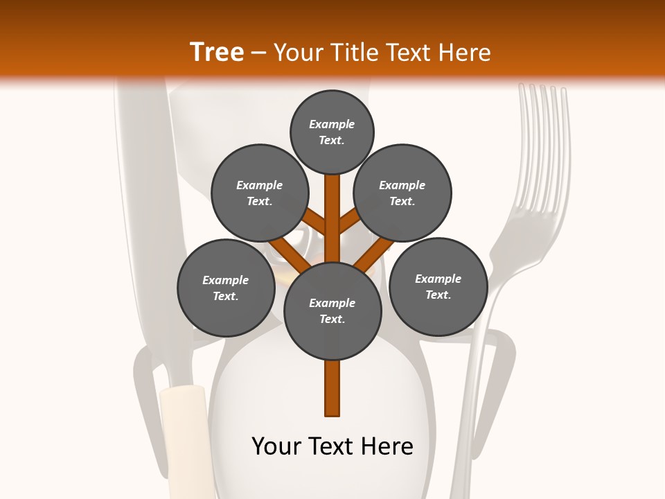 Bbq Cutlery Cookery PowerPoint Template