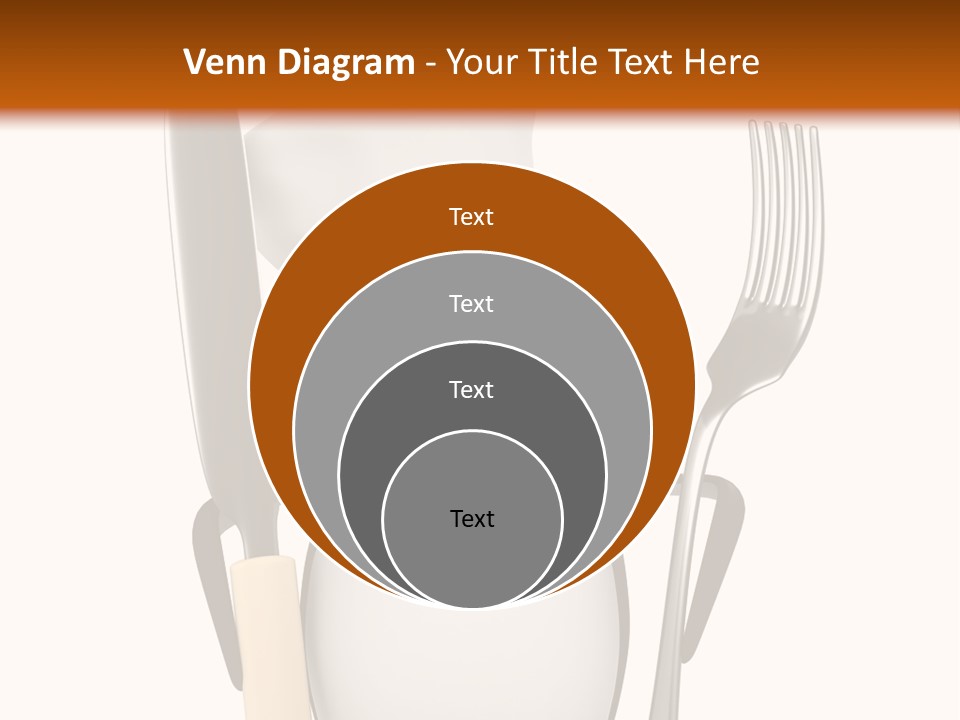 Bbq Cutlery Cookery PowerPoint Template