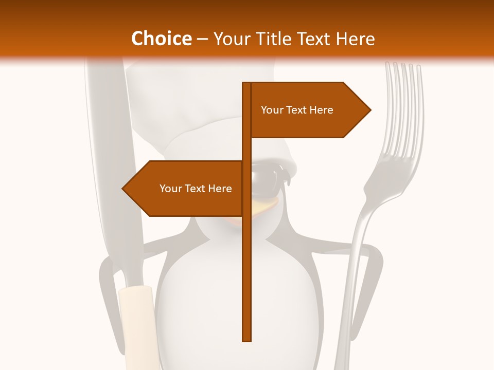 Bbq Cutlery Cookery PowerPoint Template