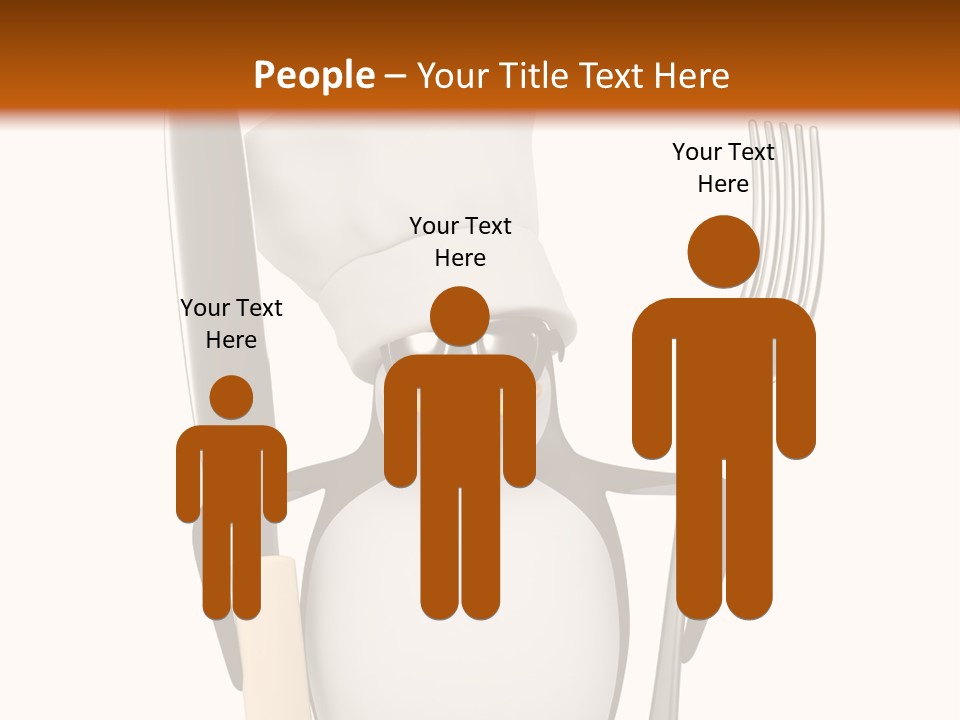 Bbq Cutlery Cookery PowerPoint Template