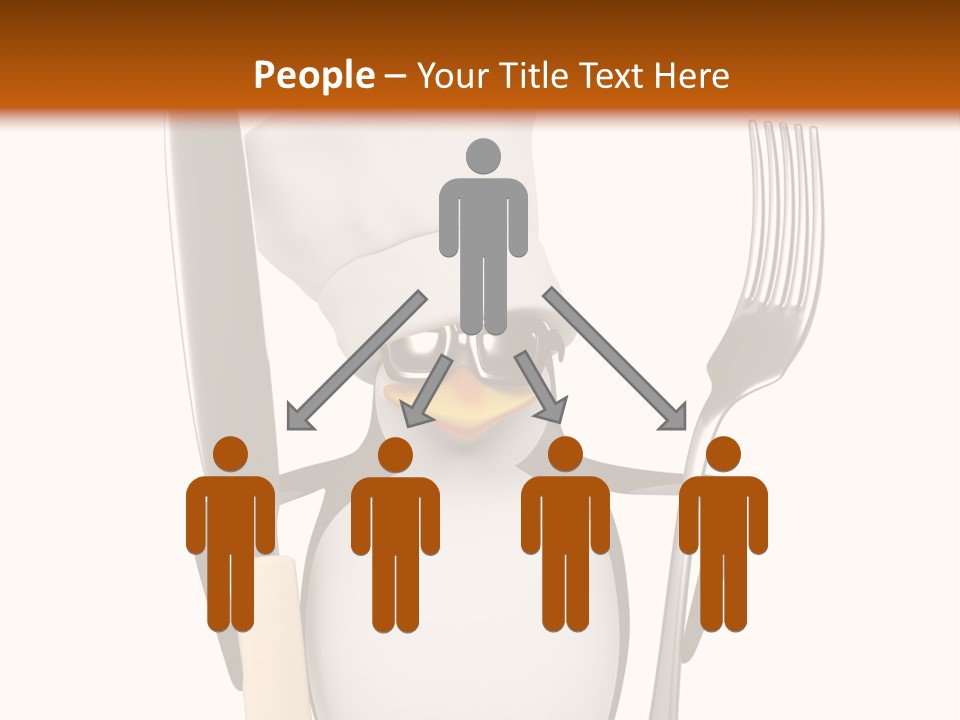 Bbq Cutlery Cookery PowerPoint Template