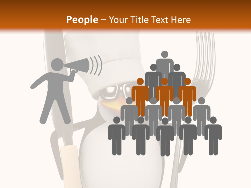 Bbq Cutlery Cookery PowerPoint Template