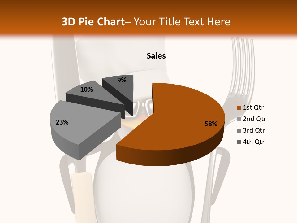 Bbq Cutlery Cookery PowerPoint Template