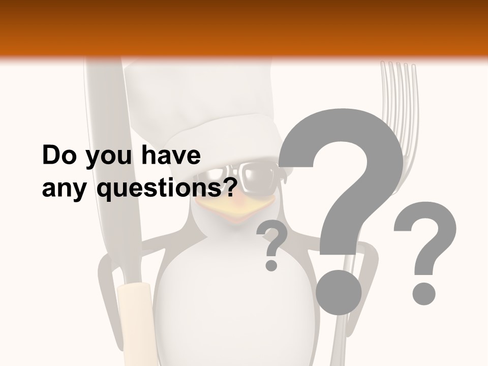 Bbq Cutlery Cookery PowerPoint Template