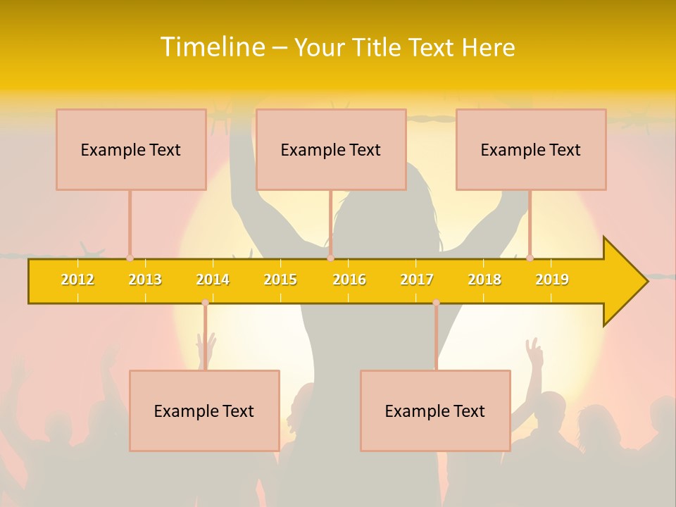 Refugees Free Gaza PowerPoint Template