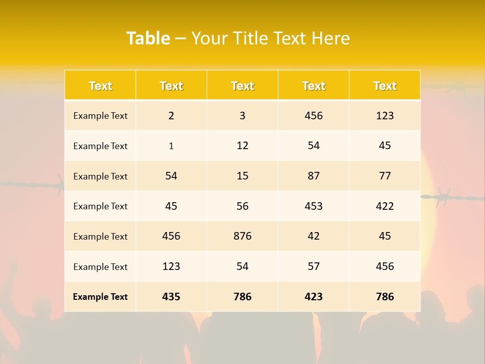 Refugees Free Gaza PowerPoint Template