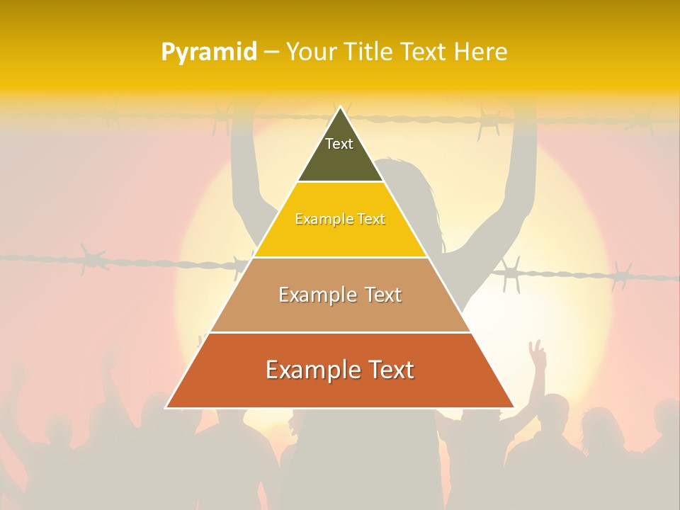 Refugees Free Gaza PowerPoint Template