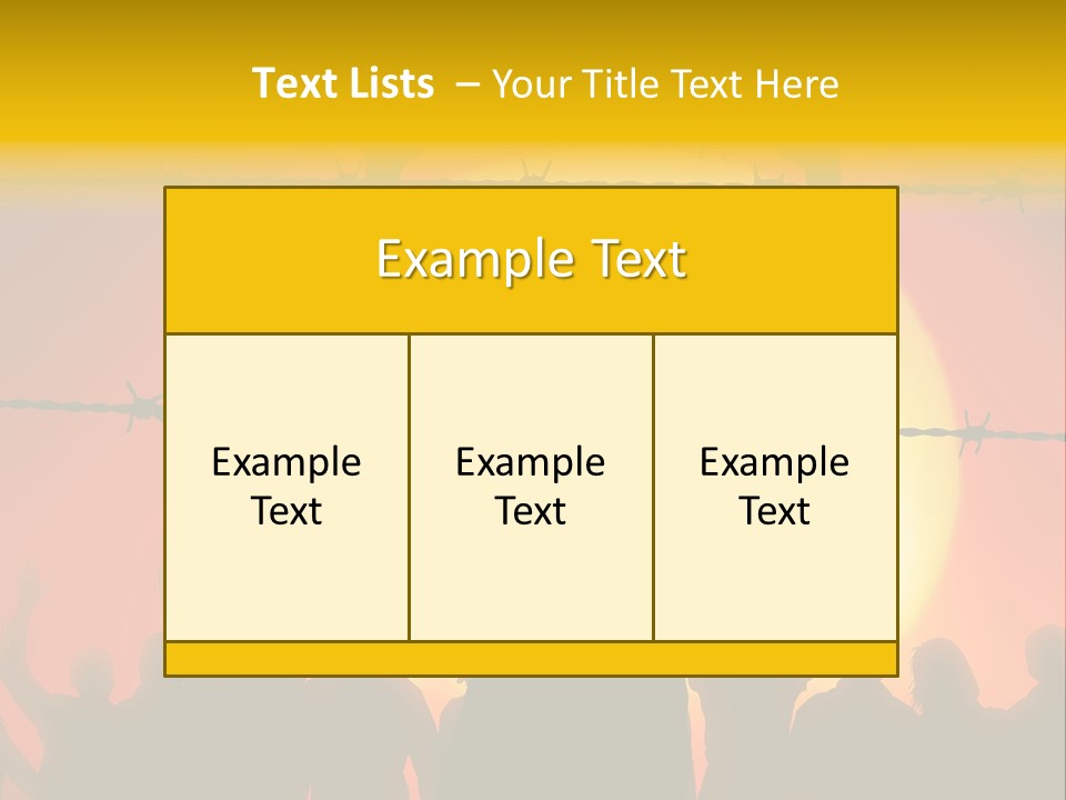 Refugees Free Gaza PowerPoint Template