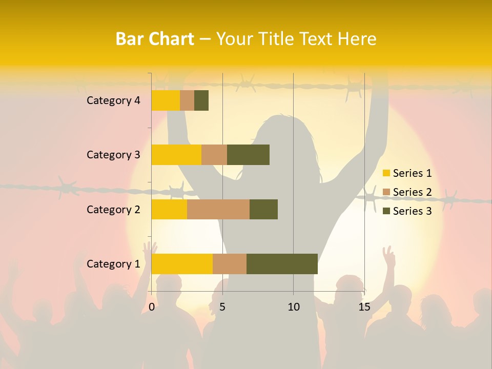 Refugees Free Gaza PowerPoint Template