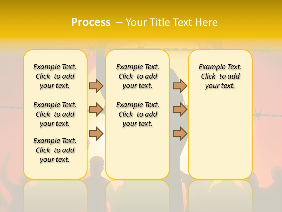 Refugees Free Gaza PowerPoint Template