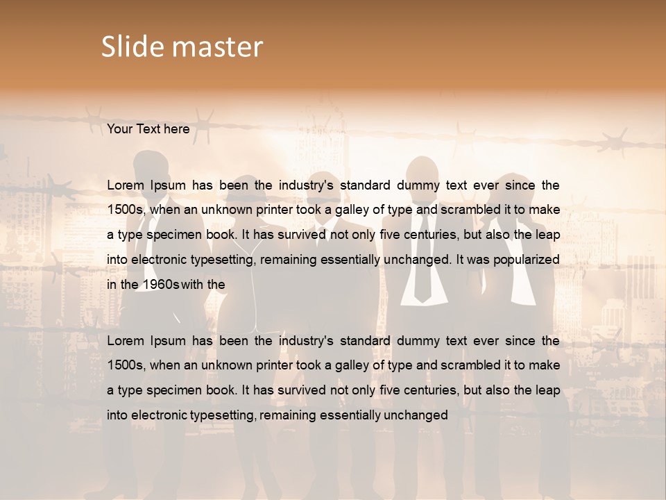 Financing Rapacity War PowerPoint Template