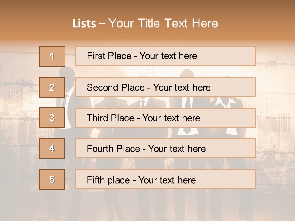 Financing Rapacity War PowerPoint Template