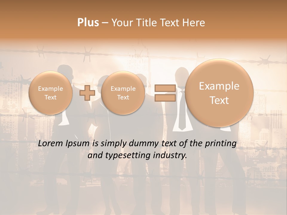 Financing Rapacity War PowerPoint Template