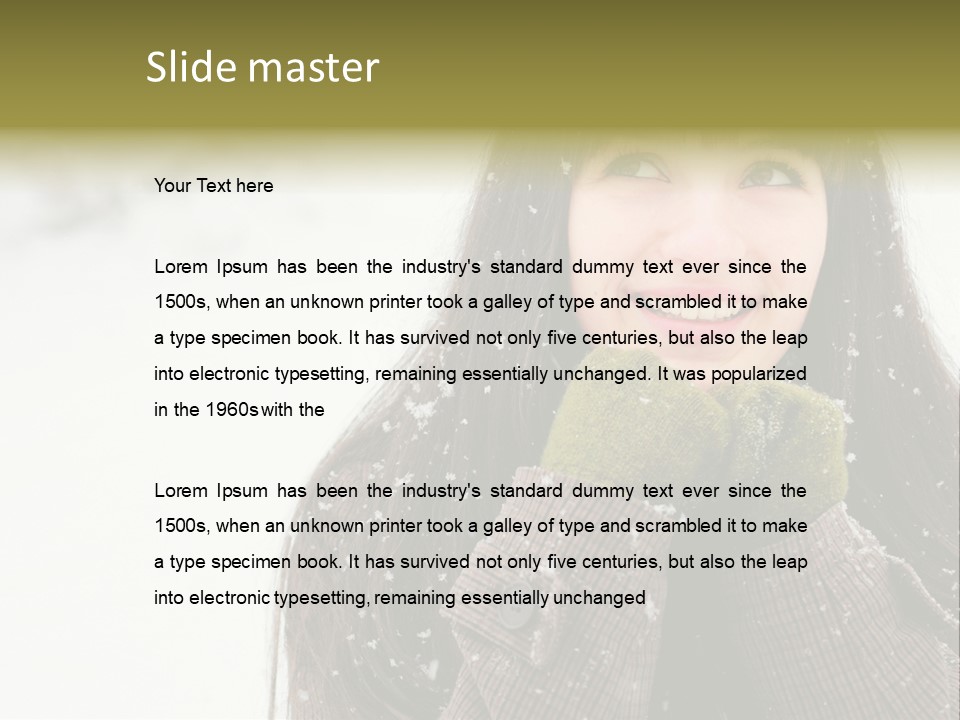 Park Teen Hands PowerPoint Template