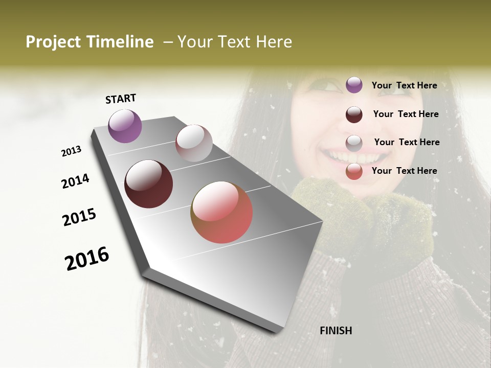 Park Teen Hands PowerPoint Template