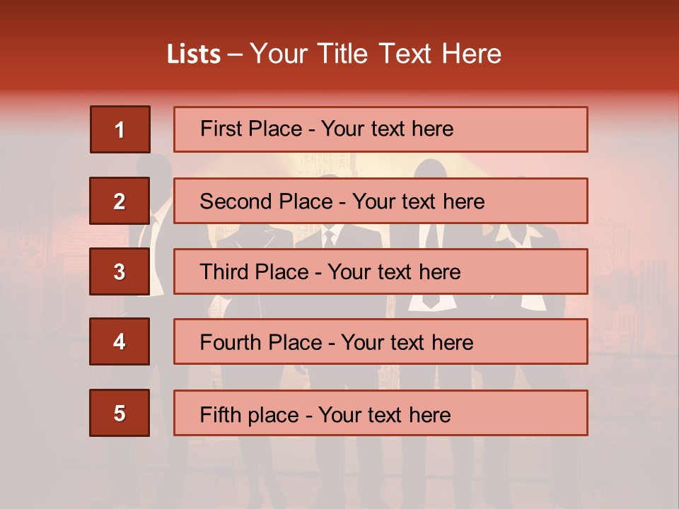 Capture Lost Credits PowerPoint Template
