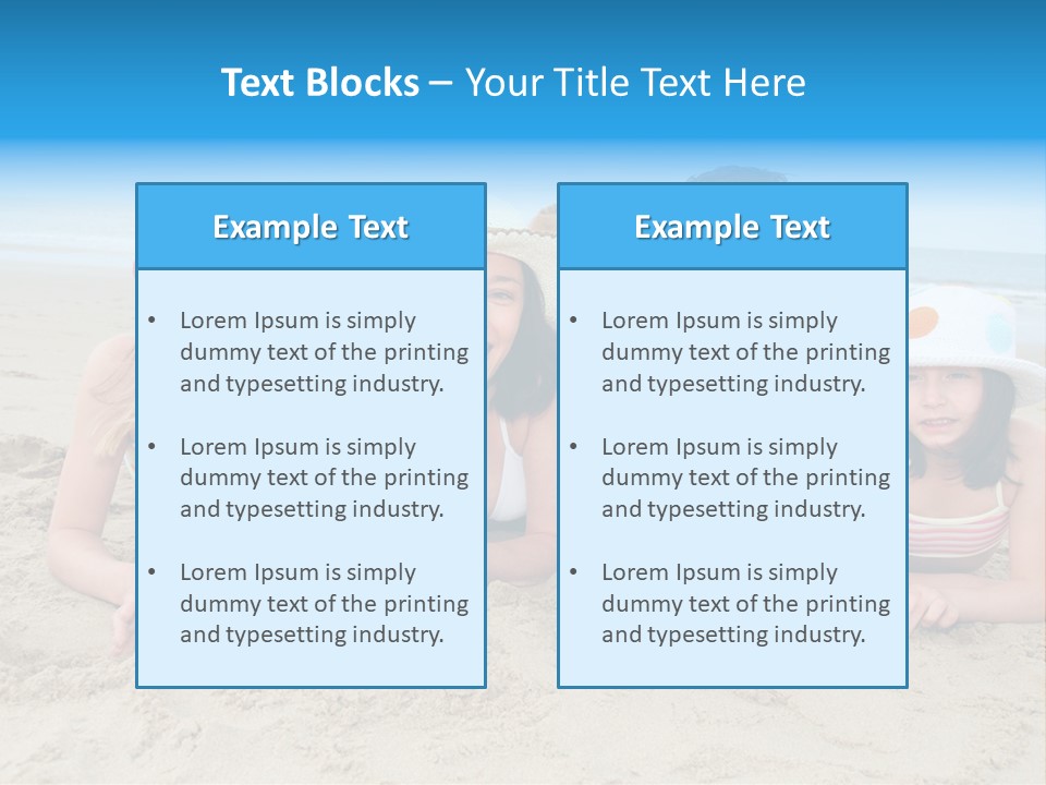Hats Laying Down Happy PowerPoint Template