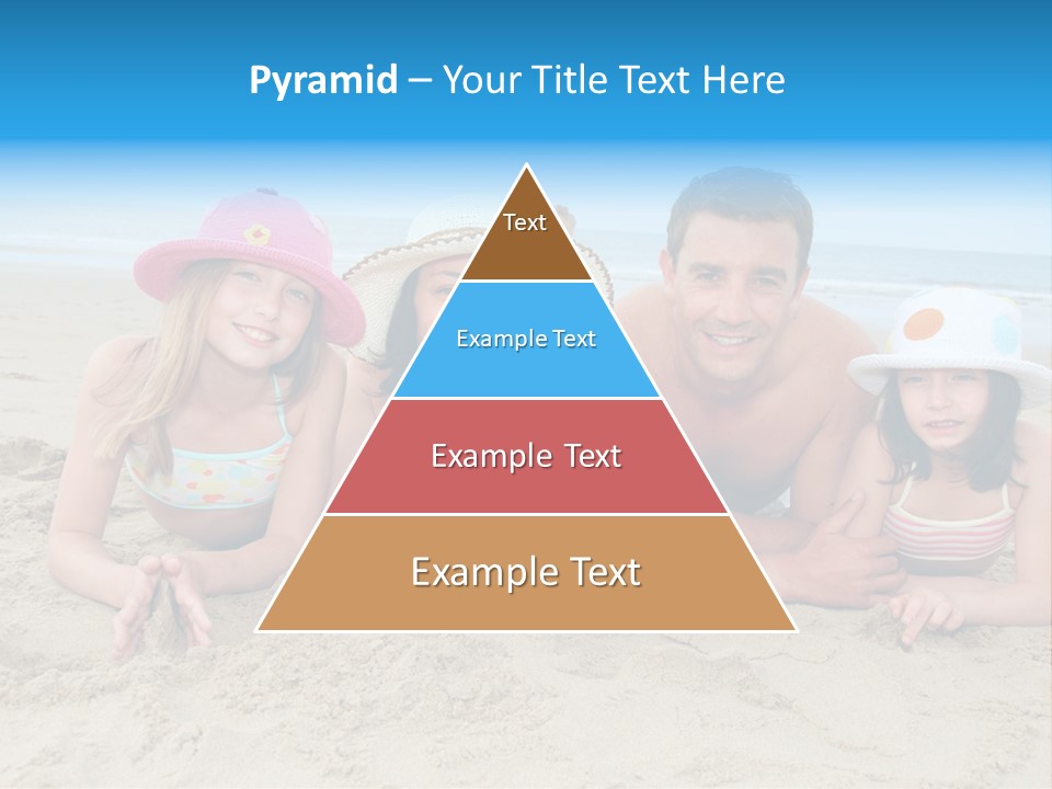 Hats Laying Down Happy PowerPoint Template