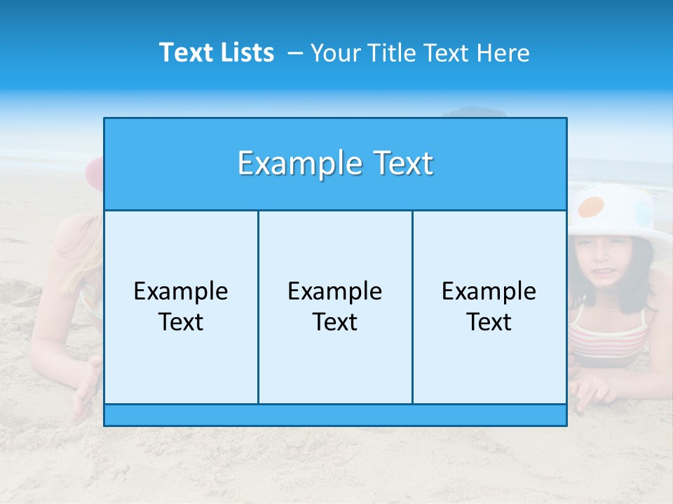 Hats Laying Down Happy PowerPoint Template