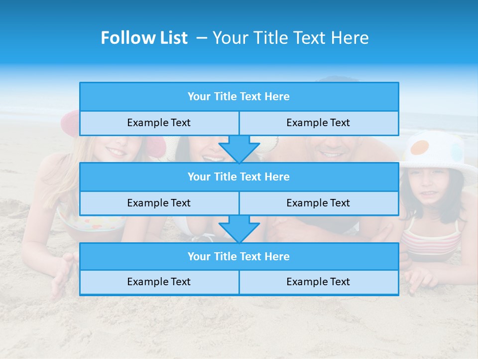 Hats Laying Down Happy PowerPoint Template