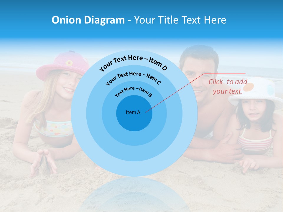 Hats Laying Down Happy PowerPoint Template