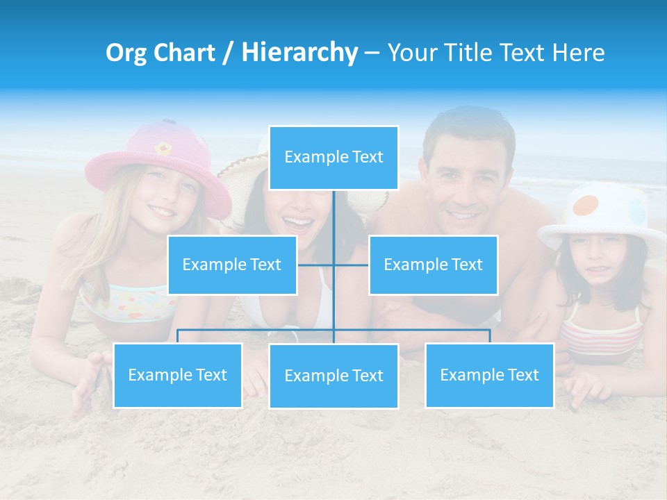 Hats Laying Down Happy PowerPoint Template