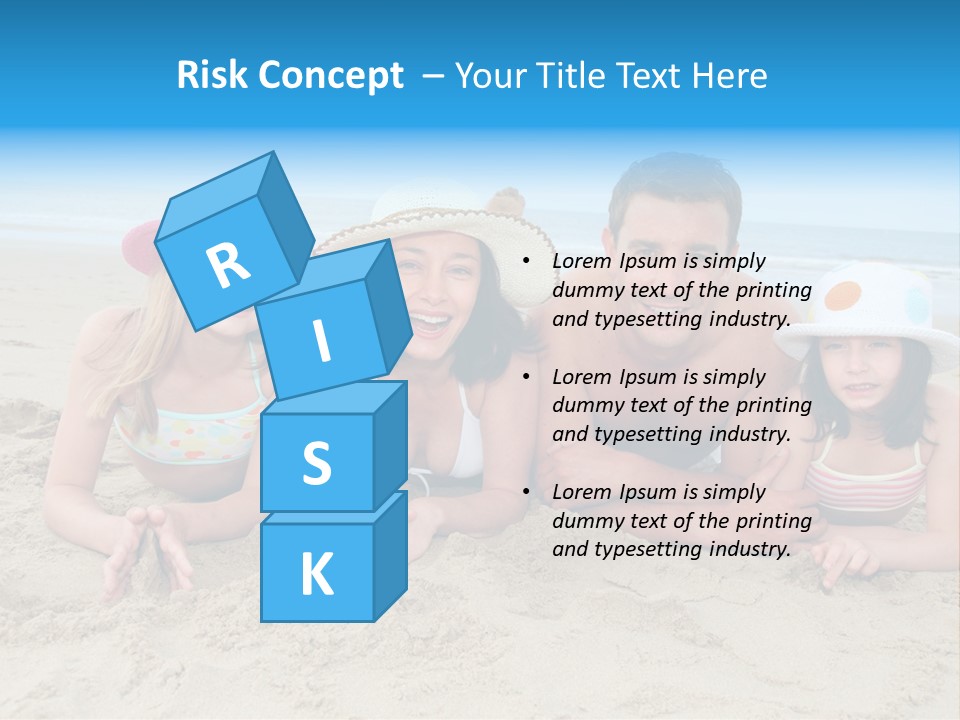 Hats Laying Down Happy PowerPoint Template