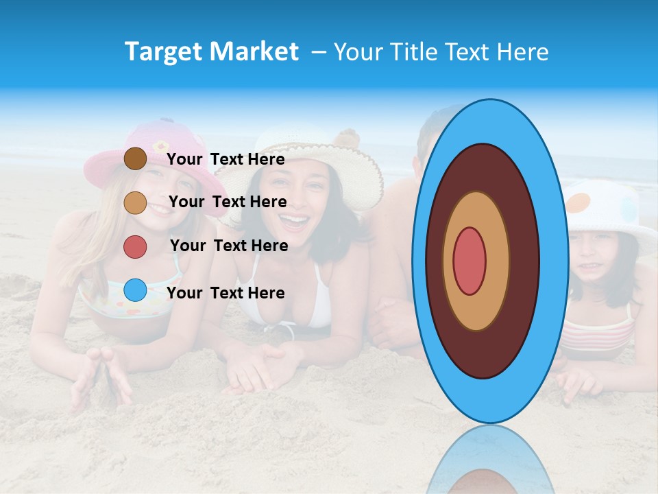 Hats Laying Down Happy PowerPoint Template