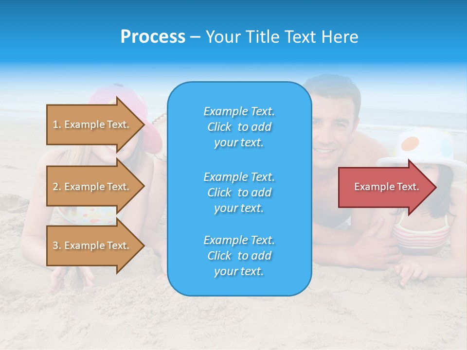 Hats Laying Down Happy PowerPoint Template