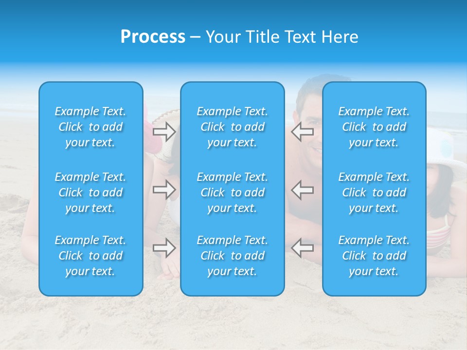 Hats Laying Down Happy PowerPoint Template
