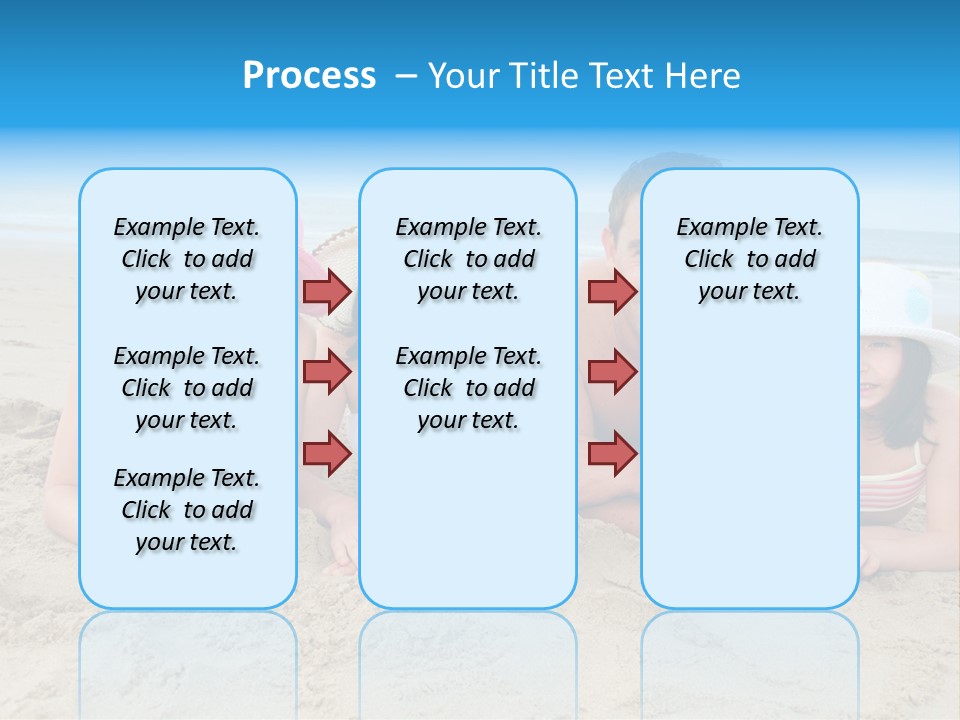 Hats Laying Down Happy PowerPoint Template