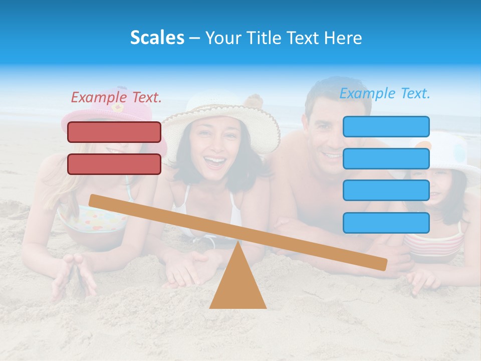 Hats Laying Down Happy PowerPoint Template